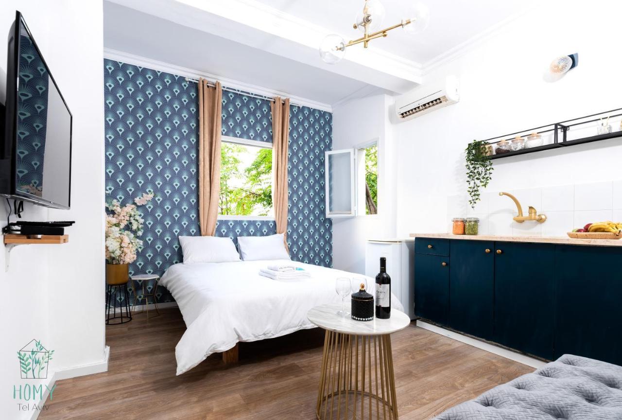 Stylish Studio Apartments On Dizengoff By Homy Tel Aviv Ngoại thất bức ảnh