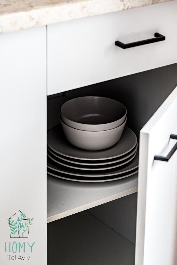 Stylish Studio Apartments On Dizengoff By Homy Tel Aviv Ngoại thất bức ảnh