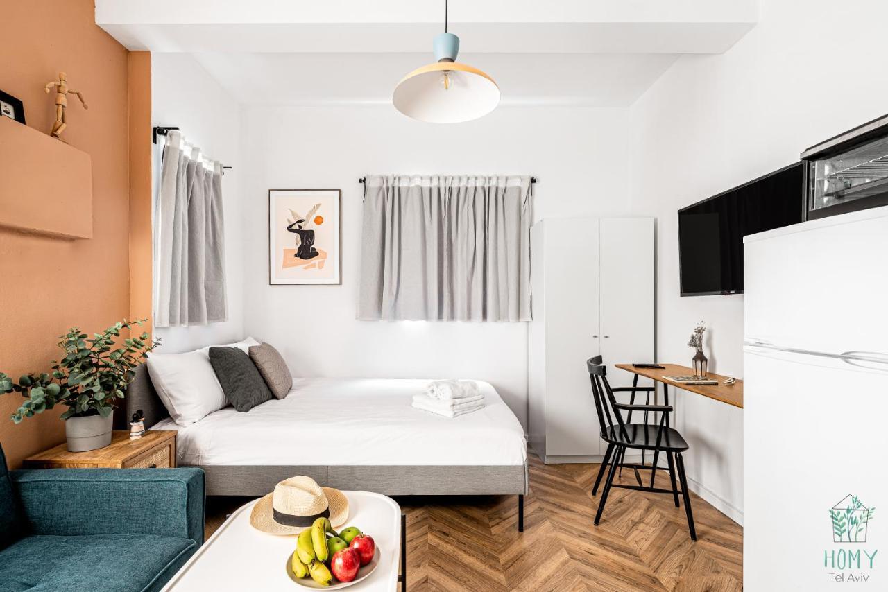 Stylish Studio Apartments On Dizengoff By Homy Tel Aviv Ngoại thất bức ảnh