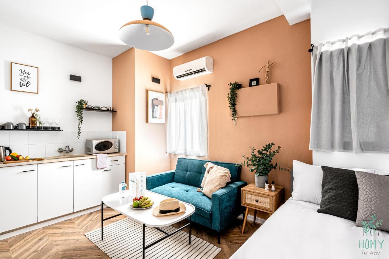 Stylish Studio Apartments On Dizengoff By Homy Tel Aviv Ngoại thất bức ảnh