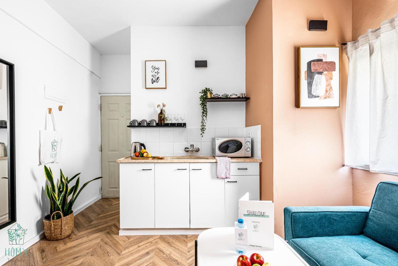Stylish Studio Apartments On Dizengoff By Homy Tel Aviv Ngoại thất bức ảnh