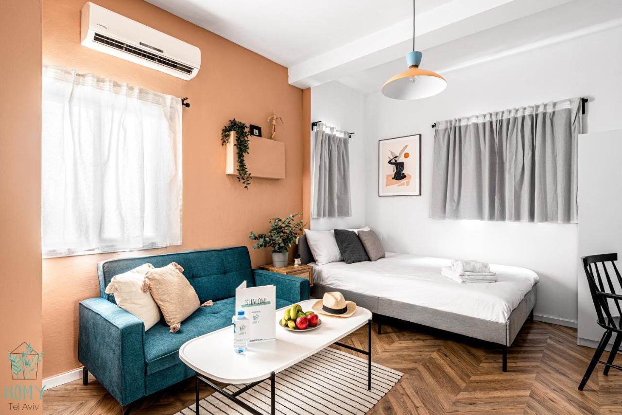 Stylish Studio Apartments On Dizengoff By Homy Tel Aviv Ngoại thất bức ảnh